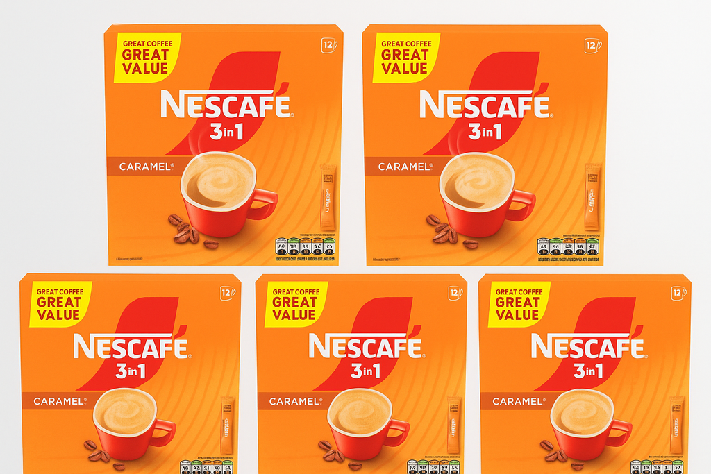 Nescafe 3 in 1 Caramel instant coffee x5