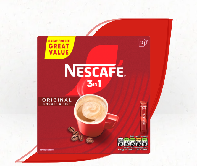 Nescafe 3 in 1 Original instant coffee x5