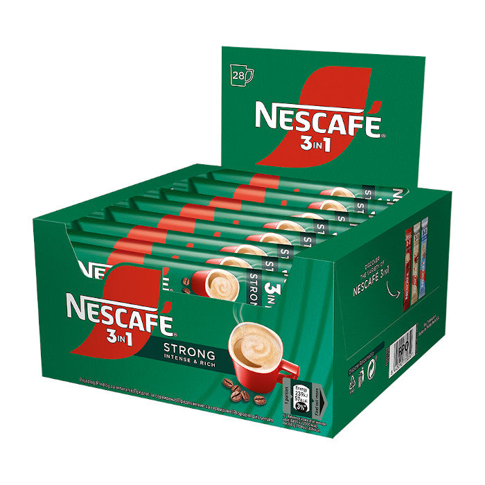 Nescafe 3 in 1 Strong instant coffee
